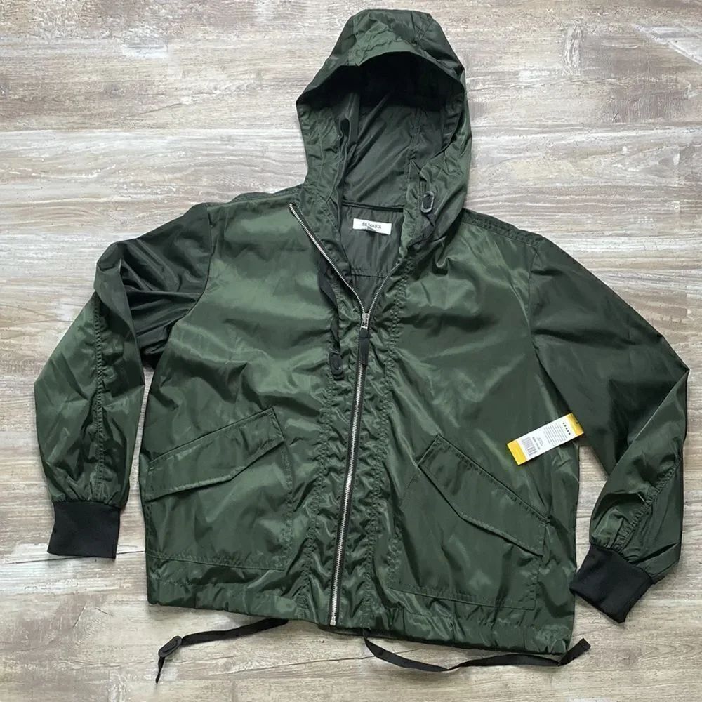 BB Dakota by SteveโMadden Jacket Hooded All Season Anorak WindbreakerโWomens